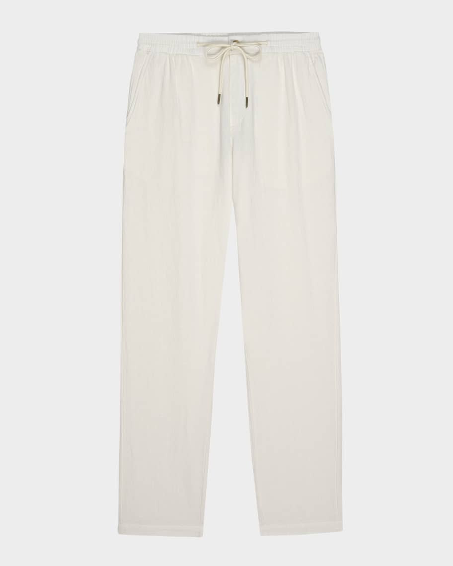 Rails Men's Callum Cotton Linen Straight-Leg Pants | Neiman Marcus
