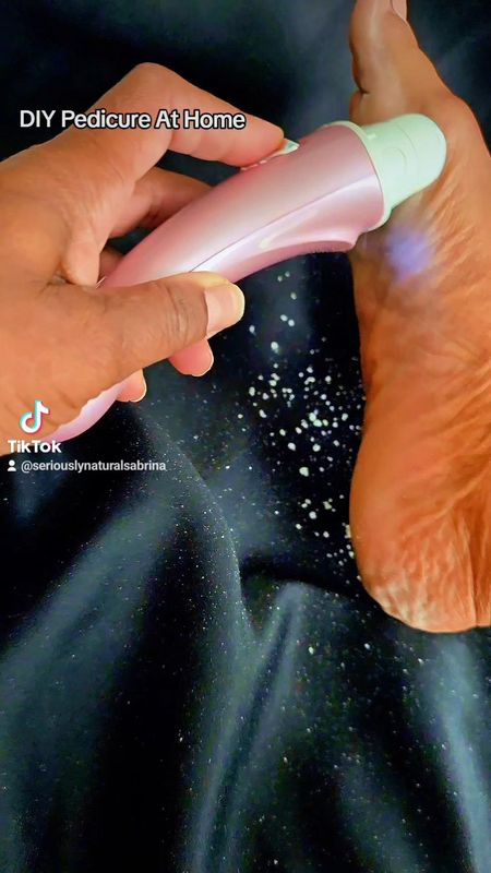 DIY Pedicure At Home with the Electric Callus Remover that is recharge and comes with three heads.  One if the beat pedicure ideas for summer!  #diypedicure #diypedicureathome #pedicureideas #pedicure #electricfootfile #callusremover

#LTKSeasonal #LTKFindsUnder50 #LTKBeauty
