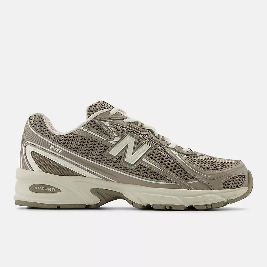 New Balance | 740 | Unisex | Size: M5 / W6.5 | Color: Silver Metallic With Dark Olivine And Sea Salt | New Balance Reconsidered