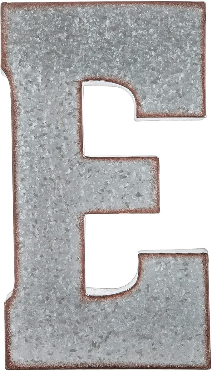 Hobby Lobby Home Décor X-Large Galvanized Rustic Industrial Metal Letter Wall Hanging Table Deco... | Amazon (US)