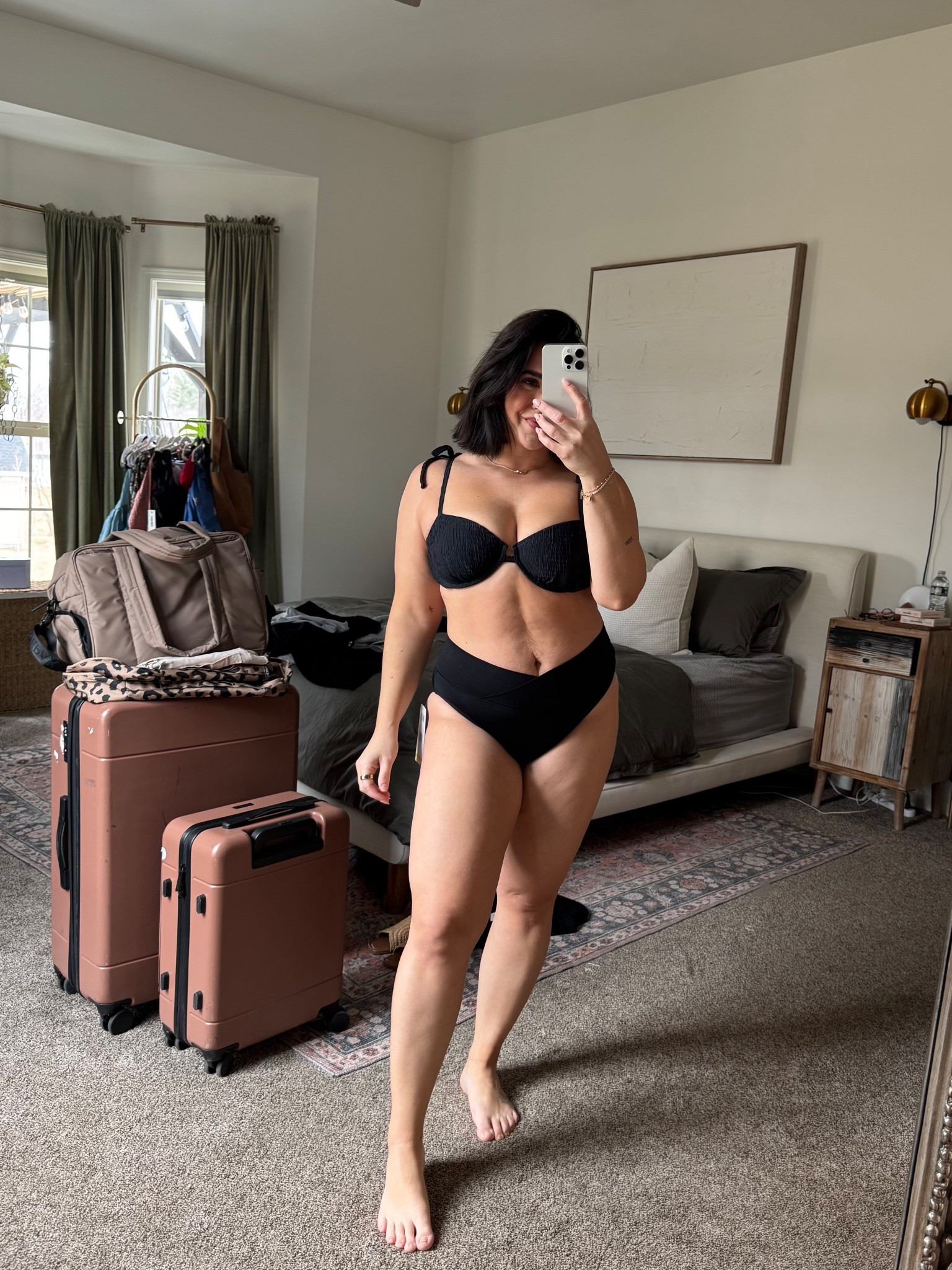 Flattering and sexy bikini! Size 10, L in both! Vacation, resort wear, mom style. Midsize. 

#LTKMidsize #LTKSwim #LTKSeasonal