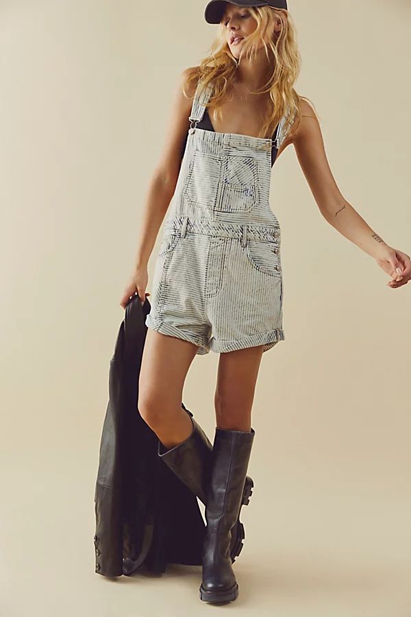 Ziggy Novelty Shortalls by We The Free at Free People, Find Your Way Back, XS | Free People (Global - UK&FR Excluded)