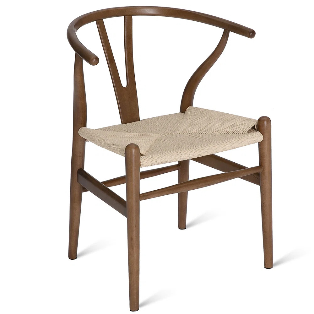 Gunnur Mid-Century Solid Wood Dining Chair | Wayfair North America