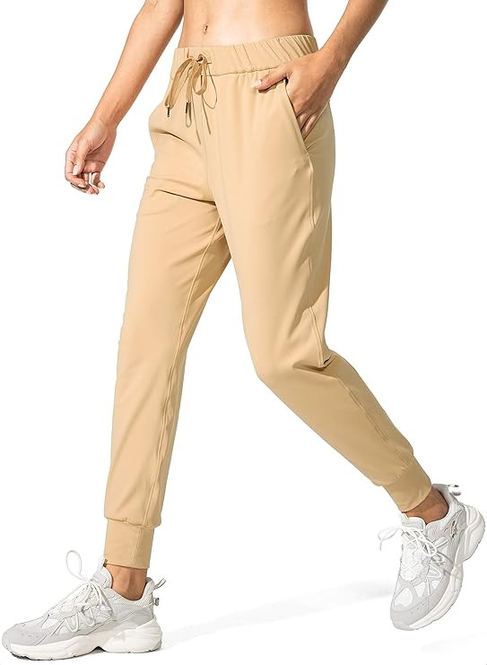 SANTINY Women's Joggers Pants Pockets Drawstring Running Sweatpants for Women Lounge Workout Jogg... | Amazon (US)