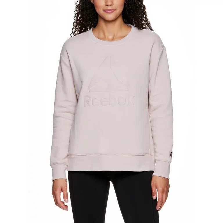 Reebok Women's Supersoft Gravity Crewneck Sweatshirt with Side Pockets | Walmart (US)