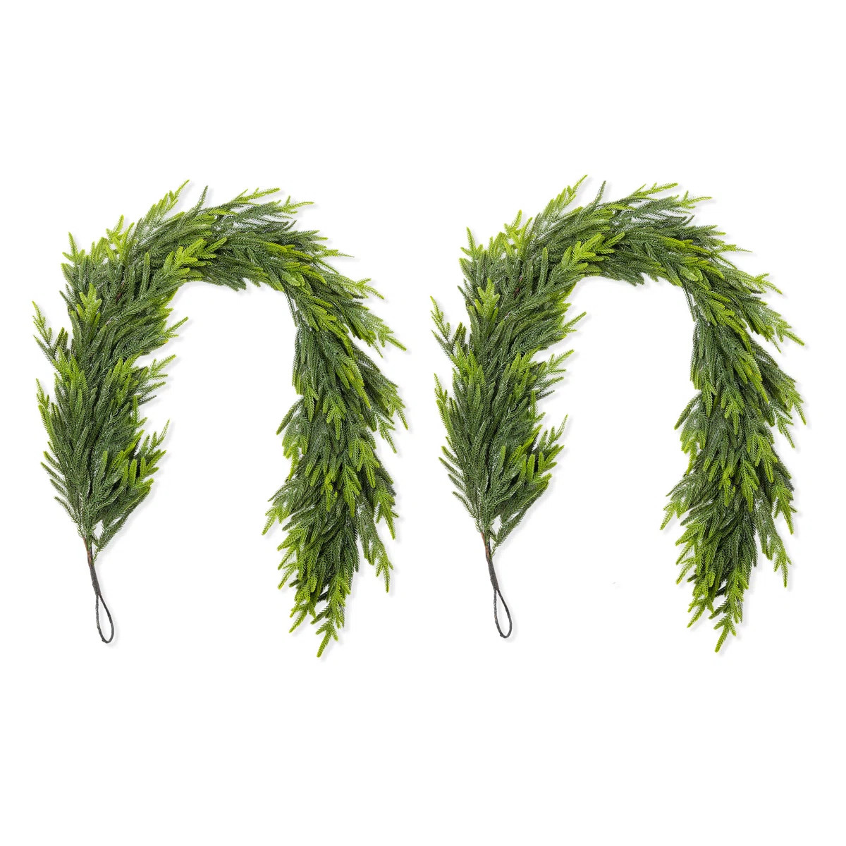 6' Christmas Greenery PE Dripping Garland (Set of 2) | Wayfair North America