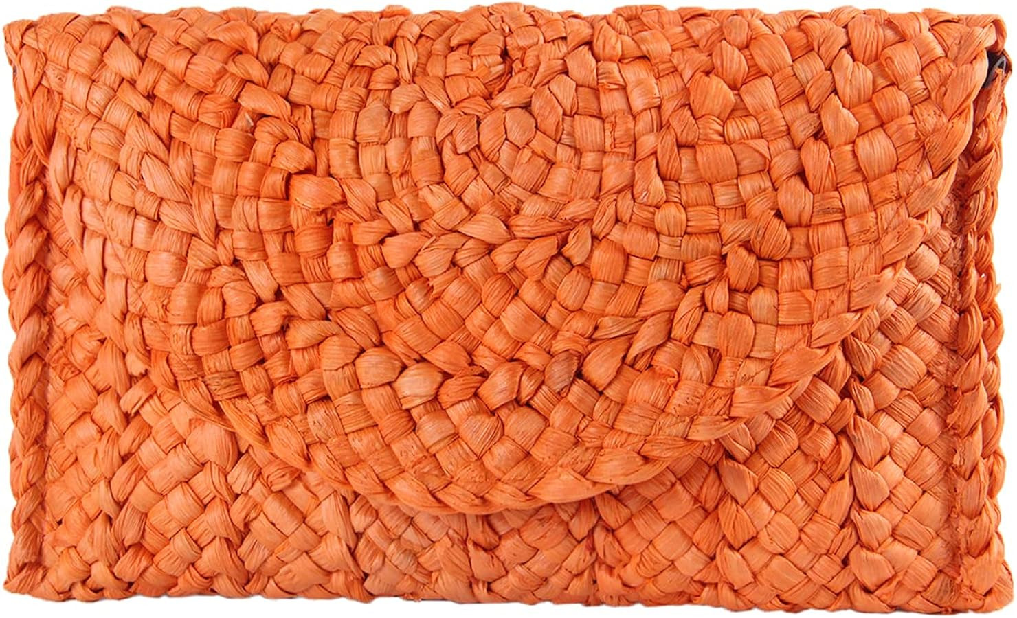 KUANG! Womens Straw Clutch Purse Handbag Shoulder Clutch Envelope Wallet Beach Straw Purse for La... | Amazon (US)