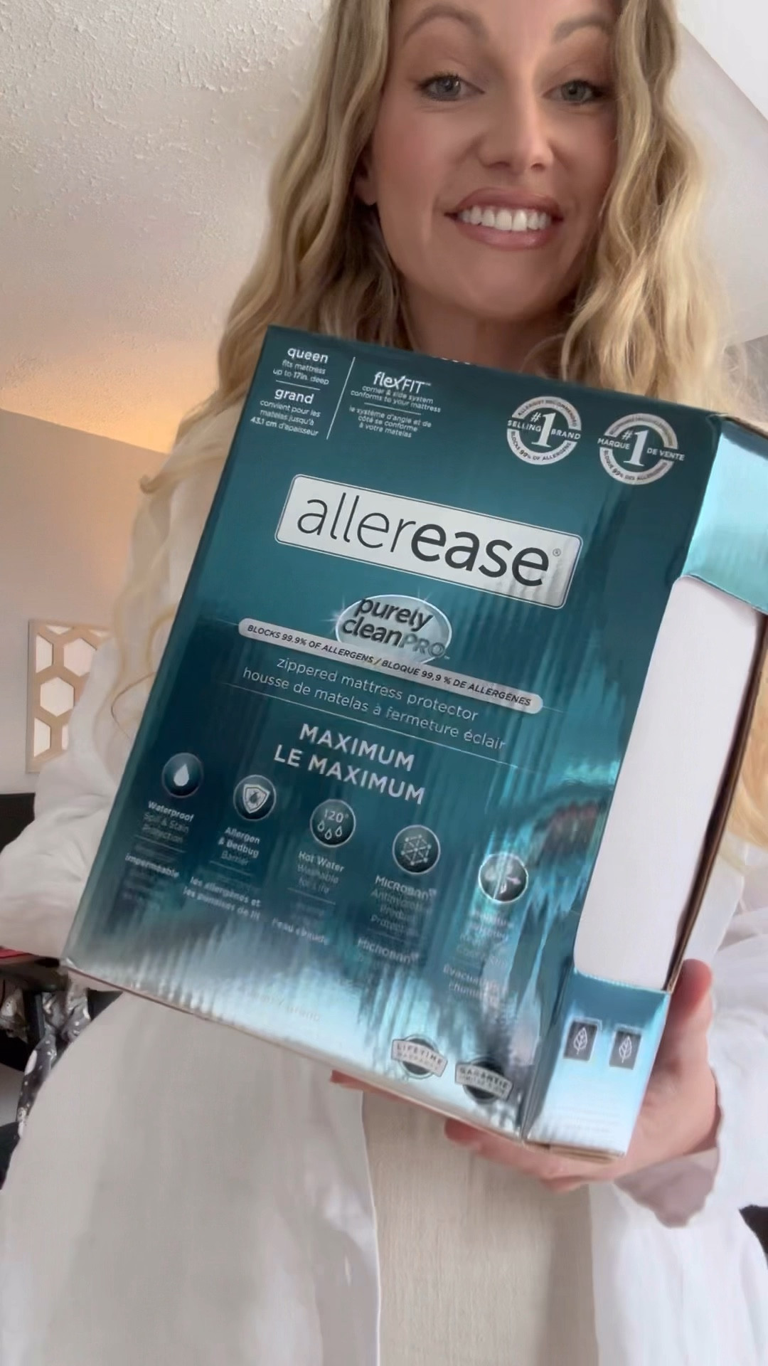 Loving these new mattress and pillow covers from AllerEase! Say goodbye to allergies and hello to comfort with AllerEase Mattress Protector! Protect your sleep from dust mites, pet dander, and spills with their soft, breathable, and waterproof design. 

#LTKcanada #LTKhome