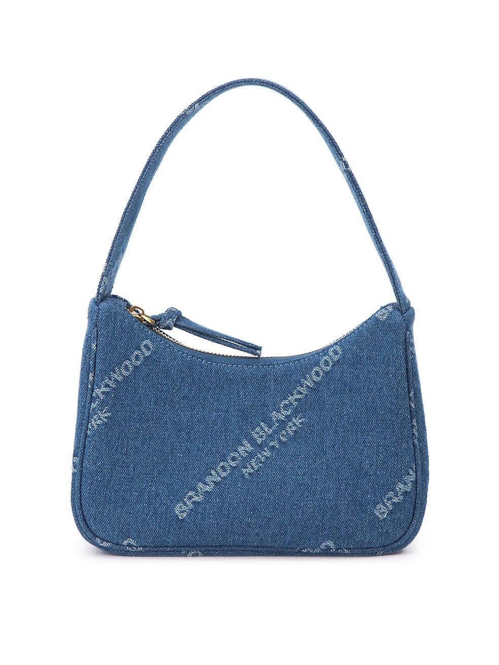 Brandon Blackwood Denim Logo Shoulder Bag | Saks Fifth Avenue