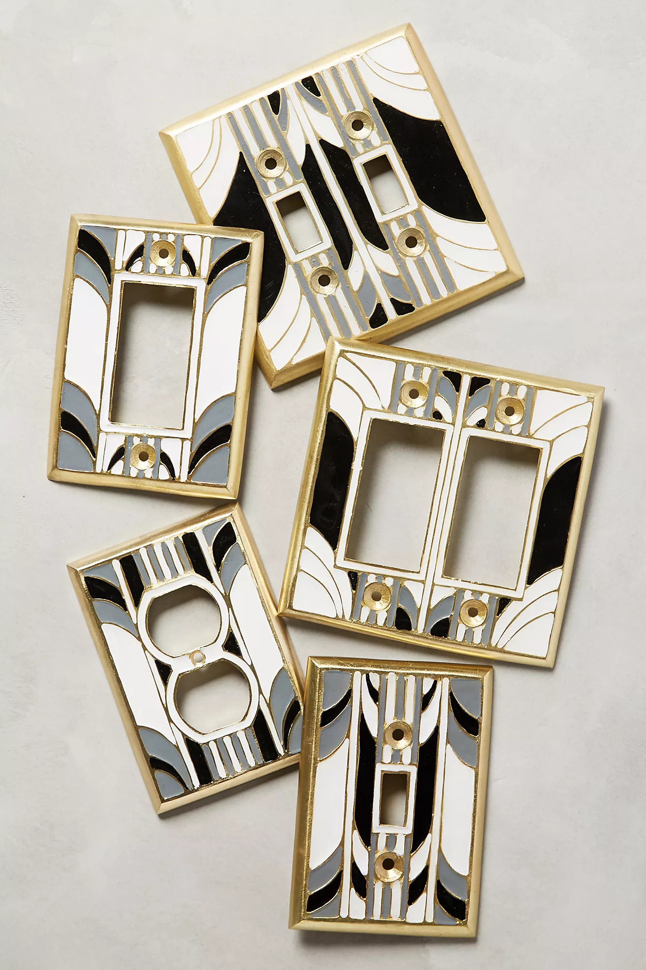 Retro Swirl Switch Plate | Anthropologie (US)