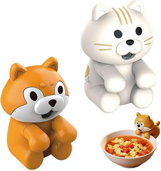 SHAPERME Mini Food Cooling Fan, Cat Dog-Shaped Hot Drinks Cooler, Rechargeable Mug Fan for Hot Co... | Amazon (US)