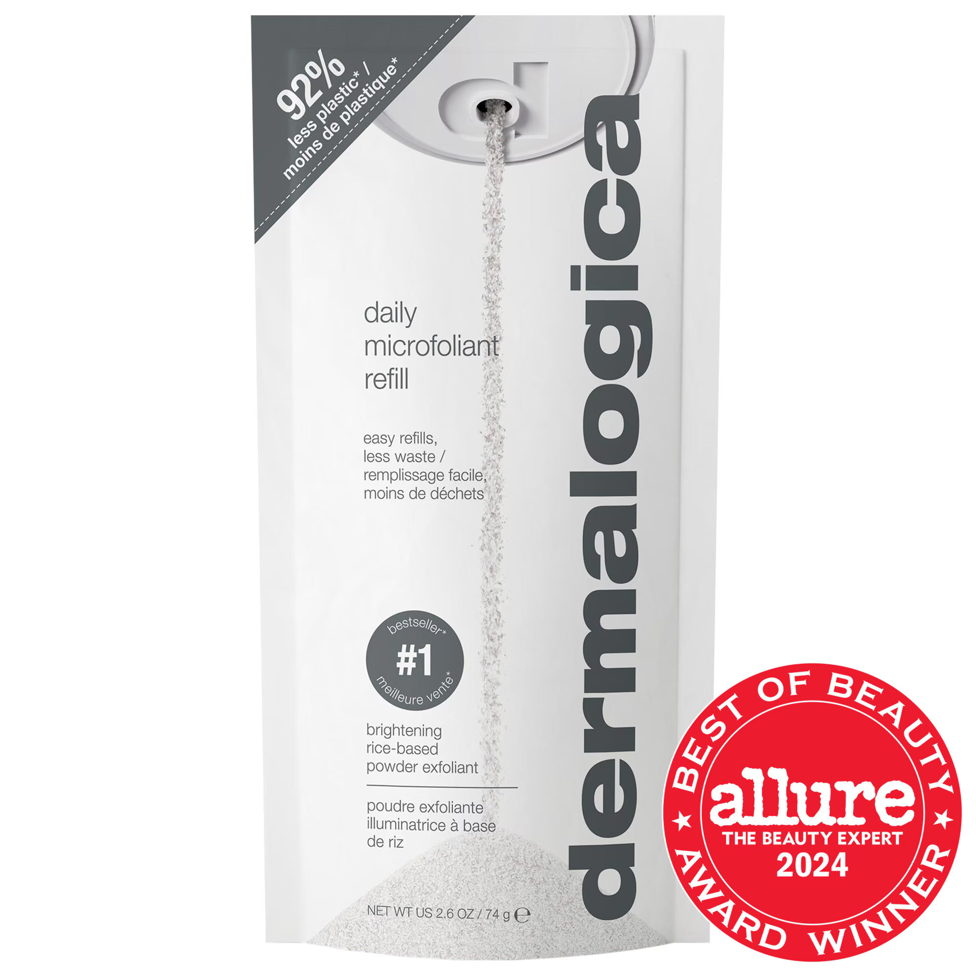 Dermalogica Daily Microfoliant Exfoliator Refill Pack 2.6 oz/74 ml Refill Pouch | Sephora (US)