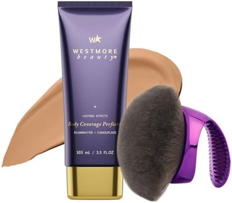 Westmore Beauty Body Coverage Perfector x Blend & Blur Body Brush Kabuki Brush - Waterproof Leg &... | Amazon (US)