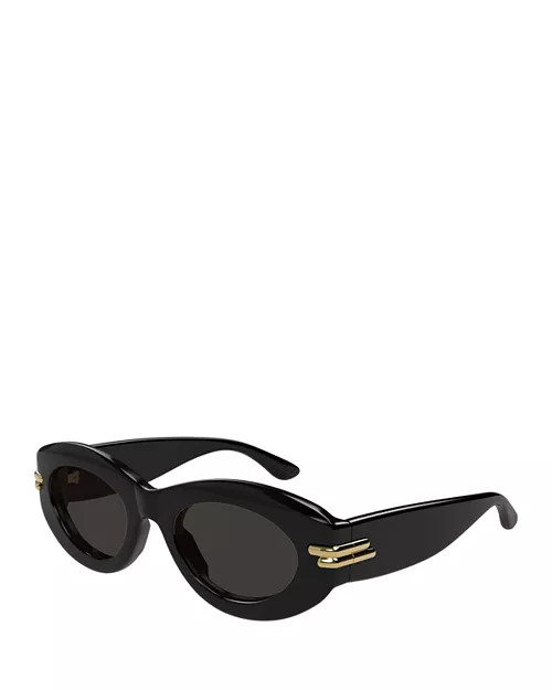 Bottega Veneta Bold Ribbon Oval Sunglasses, 51mm | Bloomingdale's Jewelry & Accessories | Bloomingdale's (US)