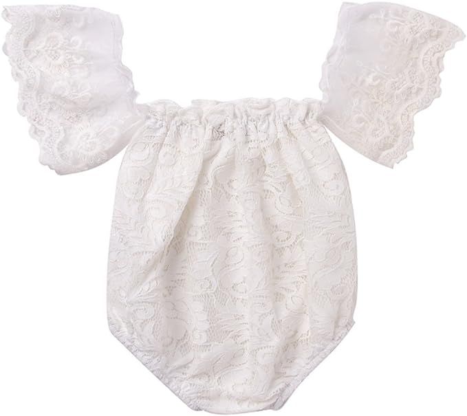 Mikrdoo Newborn Baby Girl Romper Infant Girl Clothes Baby Girl Bodysuit Toddler Girl Onesies Romp... | Amazon (US)