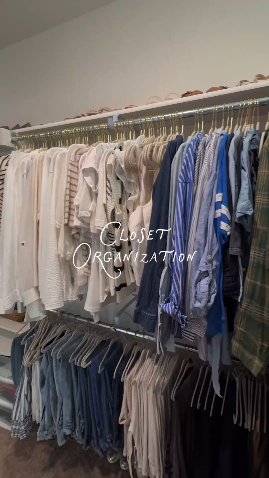 Closet organization


Home organization, belt storage, sunglass storage, jewelry storage, hangers, primary closet, master closet, organize