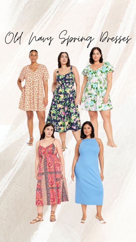 Old Navy Spring Dresses, all come in multiple colors/prints & run TTS!

#LTKplussize #LTKSeasonal #LTKmidsize