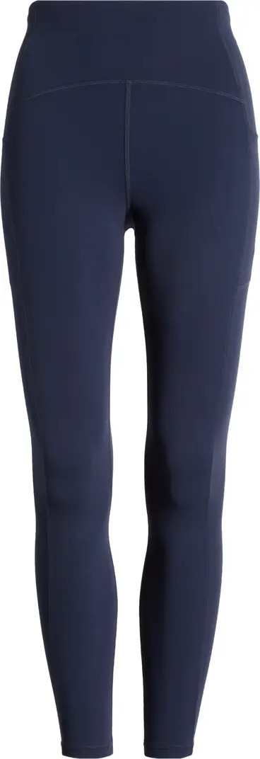 Zella Studio Luxe High Waist Pocket 7/8 Leggings | Nordstrom | Nordstrom