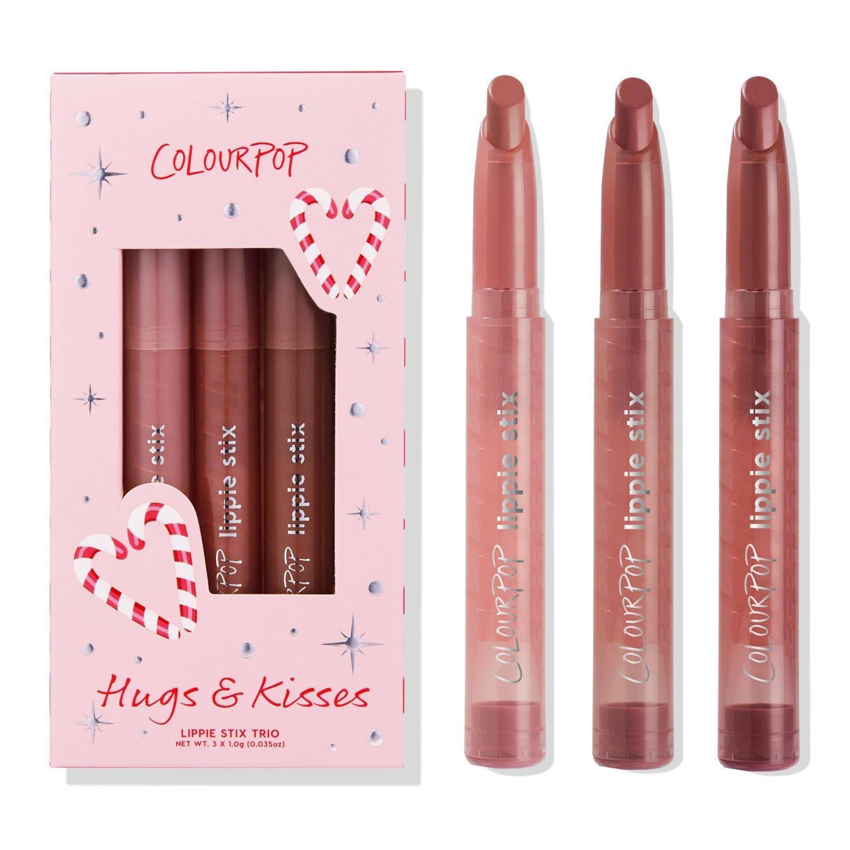 ColourPop Hugs & Kisses Lippie Stix Lip Makeup Trio Git Set - 0.105oz/3pc | Target