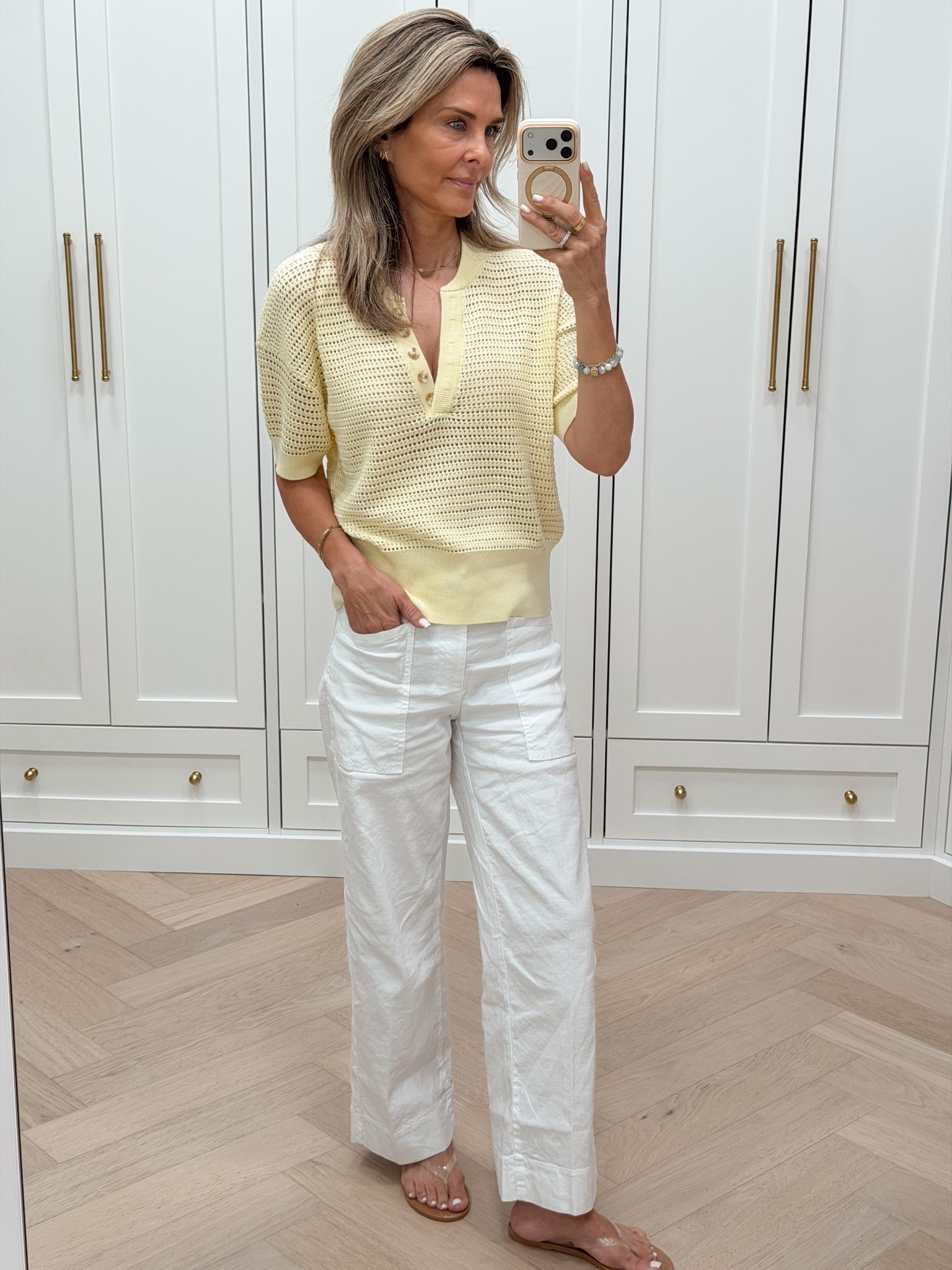 I’m 5’6’’
-Wearing XS in @Varley
-New @Frank & Eileen utility pant! New 00 size if the 0 was too small for you!

#LTKootd #LTKOver40