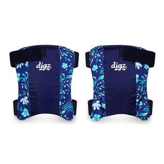Women's 1-Size Midnight Floral Low-Profile Gardening Knee Pads | The Home Depot