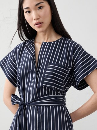 Belted Midi Shirtdress | Banana Republic Factory