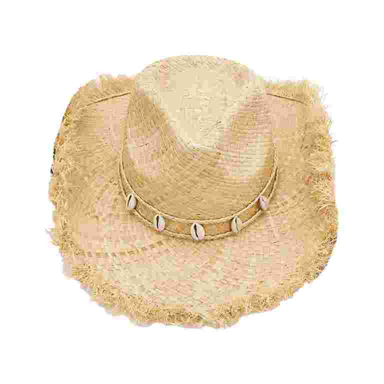 ROZYARD Small Shell Decors Women Men Straw Weaving Hat for Spring Summer Elegant Lady Man Seaside... | Walmart (US)
