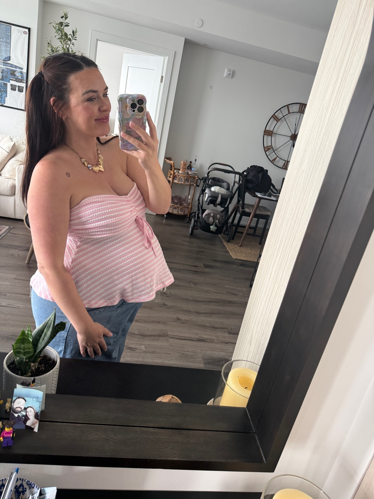 41 weeks pregnant! Jeans are non maternity just sized up!

#LTKcanada #LTKjeans #LTKmaternity