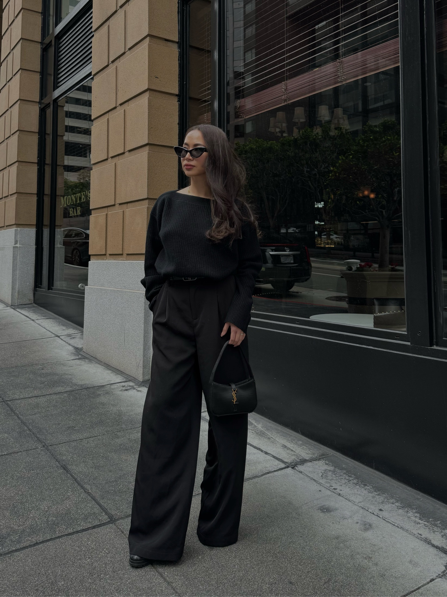 Classy chic outfit 🖤 sophisticated, elegant, casual, all black outfit

#LTKitbag #LTKworkwear #LTKstyletip