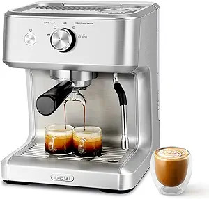 Gevi EzBru 1000 Espresso Machine with Simple Operate Dial, Barista Espresso Maker with Adjustable... | Amazon (US)