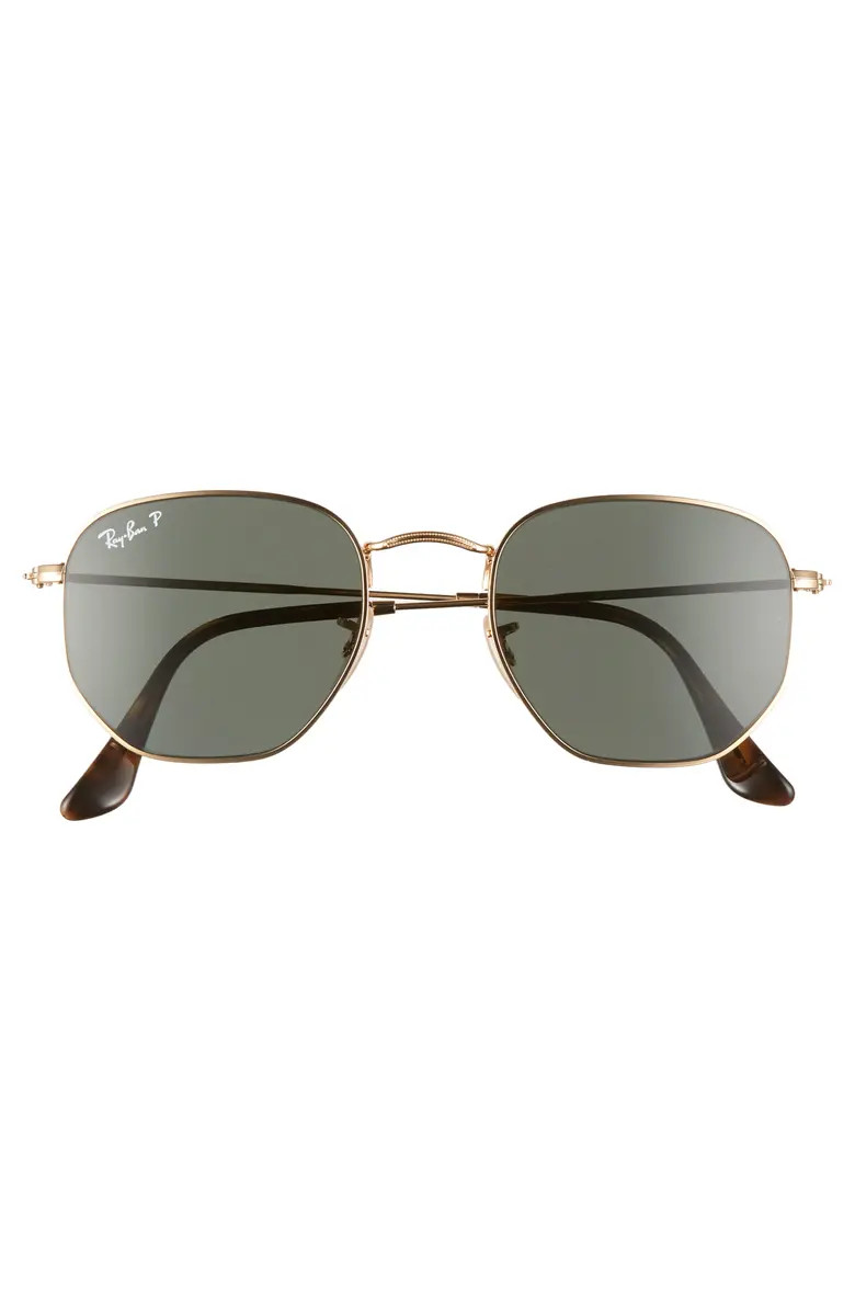 51mm Polarized Geometric Sunglasses | Nordstrom