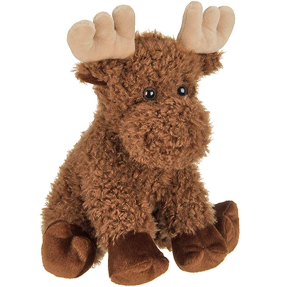 Morton Plush Moose Soft Fur Stuffed Animal, 10.5 inches Brown | Oriental Trading Company