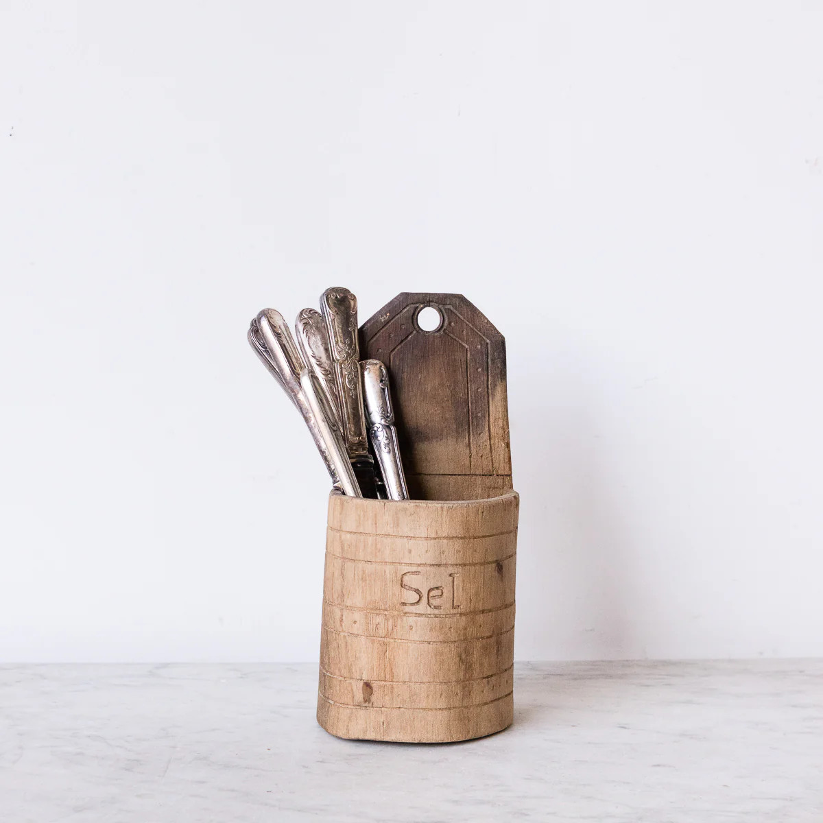 Carved Wood Salt Cellar | Elsie Green US