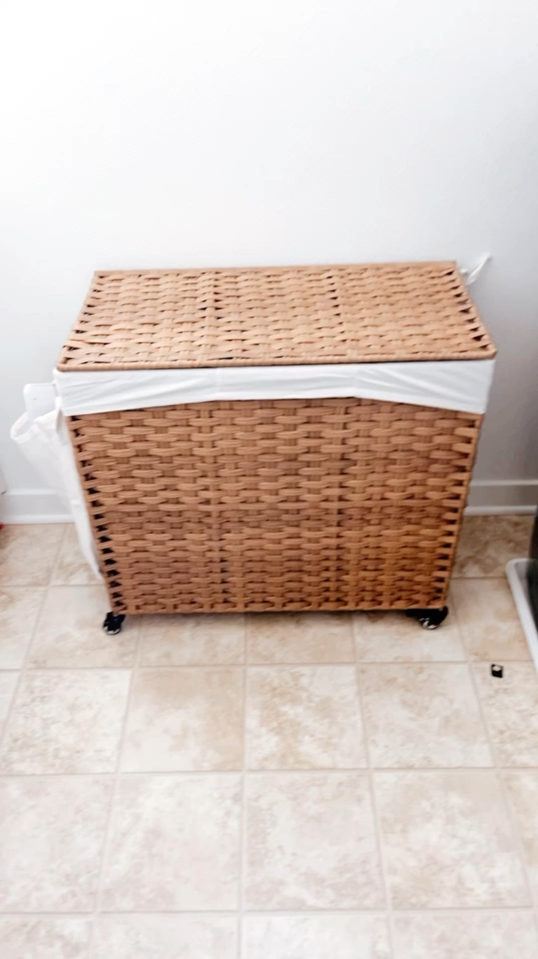 The cutest hamper for your laundry 🩷

#LTKHome #LTKFamily #LTKVideo
