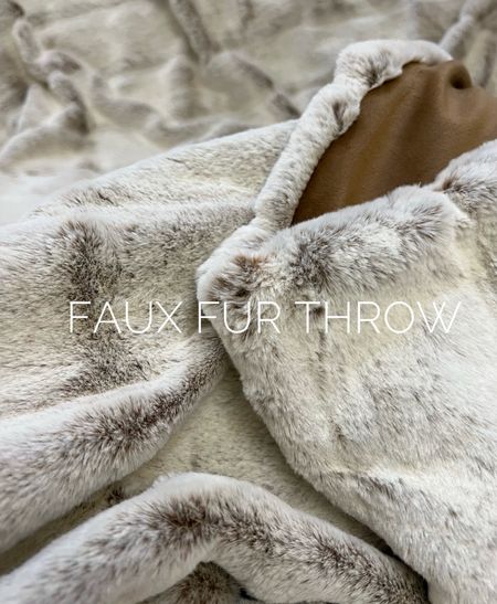 Faux Fur Throw from Target! SO soft!!

#LTKHoliday #LTKhome #LTKSeasonal