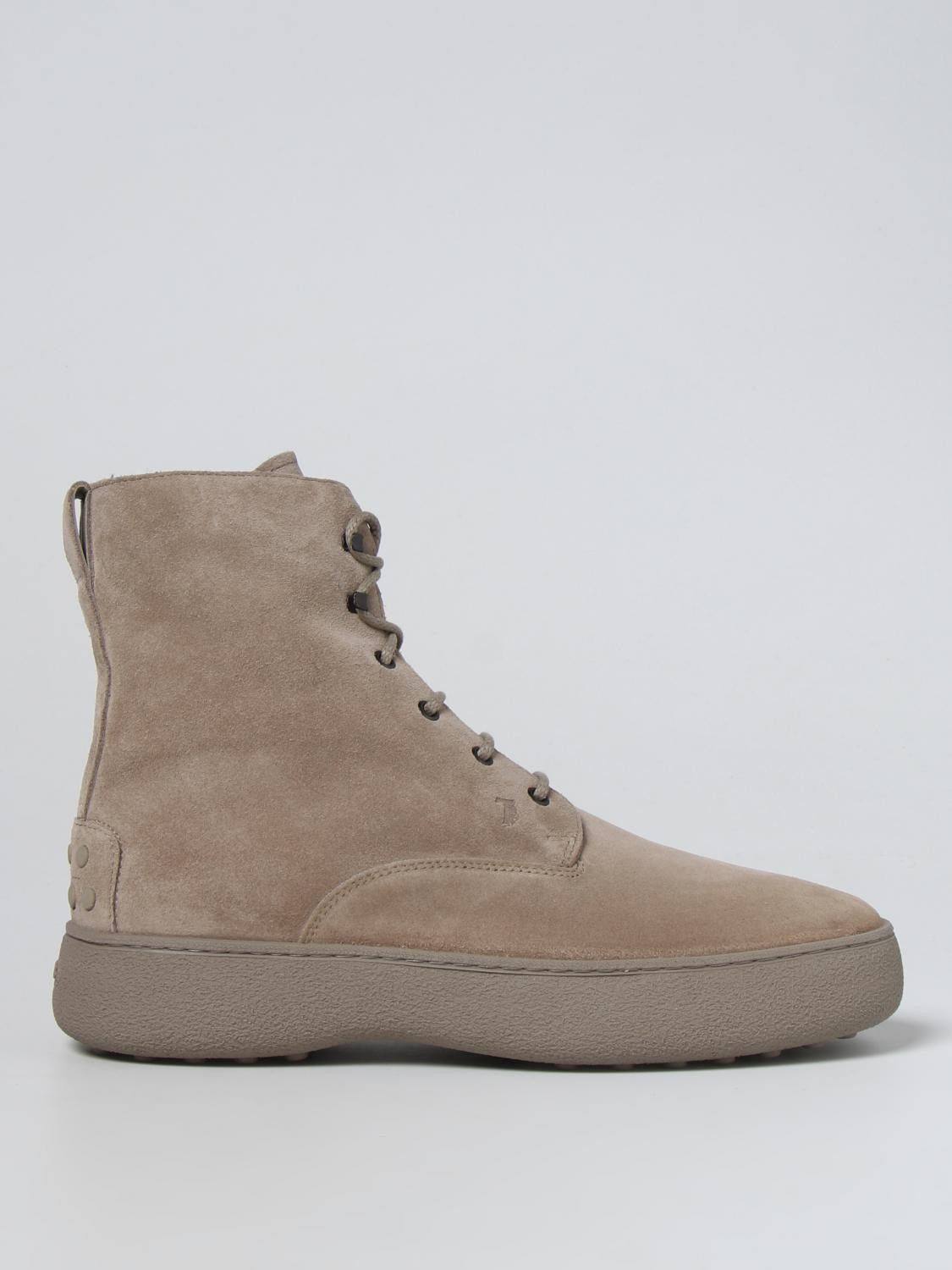Boots TOD'S Men colour Dove Grey | Giglio.com - Global Italian fashion boutique