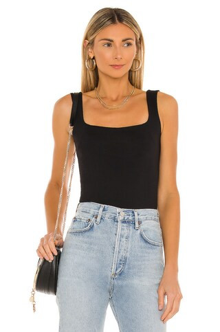Free People Square Off Cami in Black from Revolve.com | Revolve Clothing (Global)