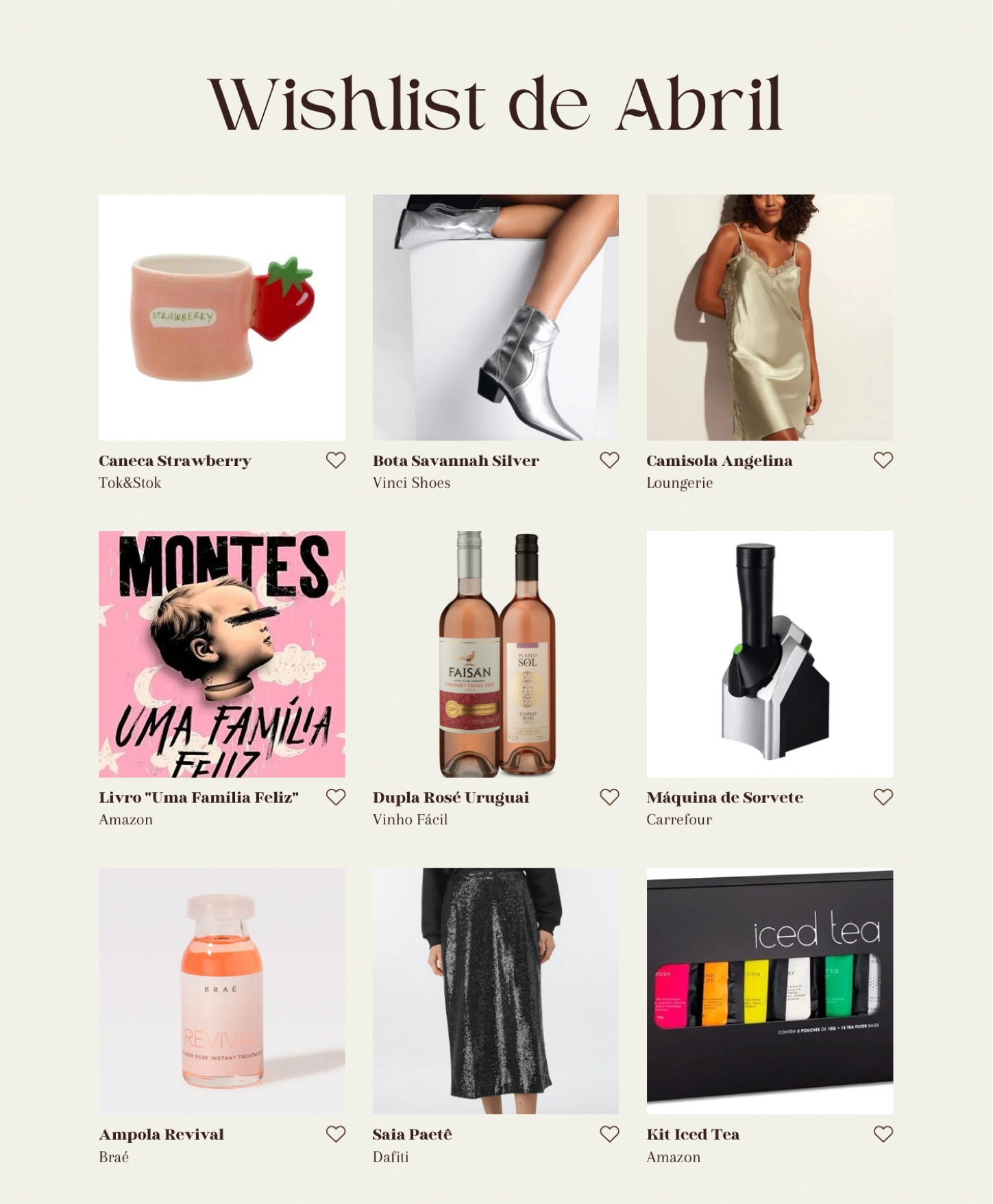 uma mulher de gostos simples 🤪

#LTKsalealert #LTKGiftGuide #LTKbrasil