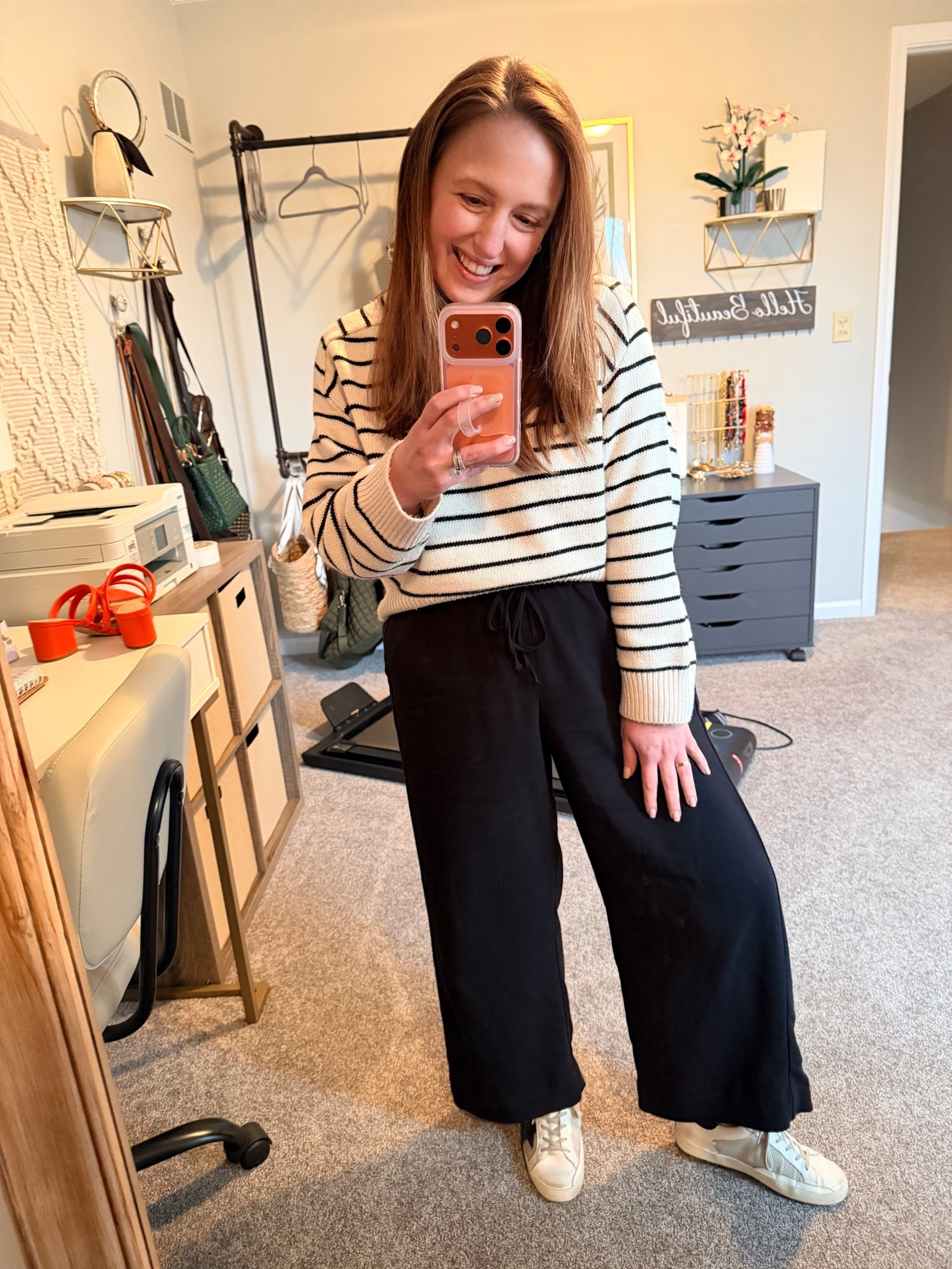 The top is a thrift find so I linked some similar options!

#LTKgrwm #LTKootd #LTKOver40