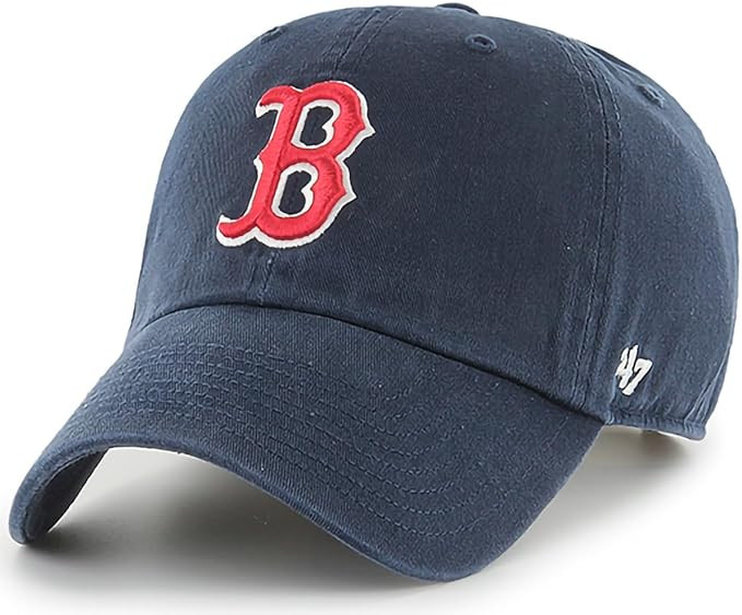 47 Brand MLB Team Color Home Primary Logo Clean Up Adjustable Baseball Cap Hat, Adult | Amazon (US)
