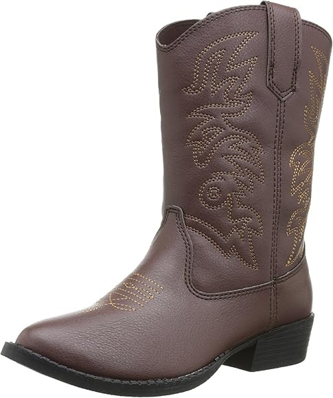 Ranch Unisex Pull On Western Cowboy Fashion Comfort Boot (Little Kid/Big Kid) | Amazon (US)