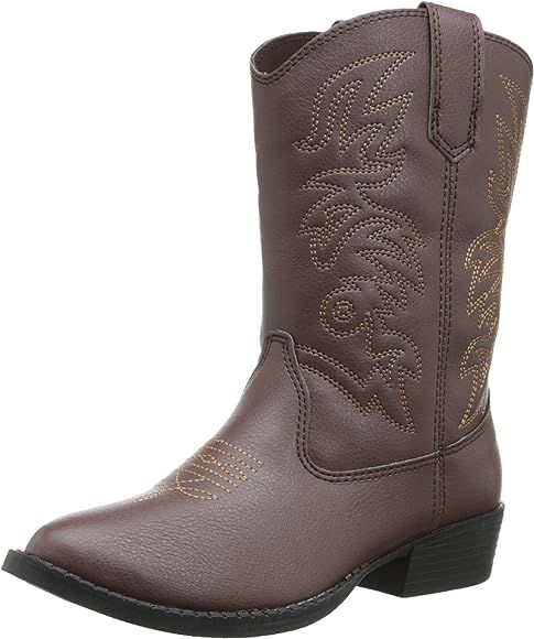 Ranch Unisex Pull On Western Cowboy Fashion Comfort Boot (Little Kid/Big Kid) | Amazon (US)