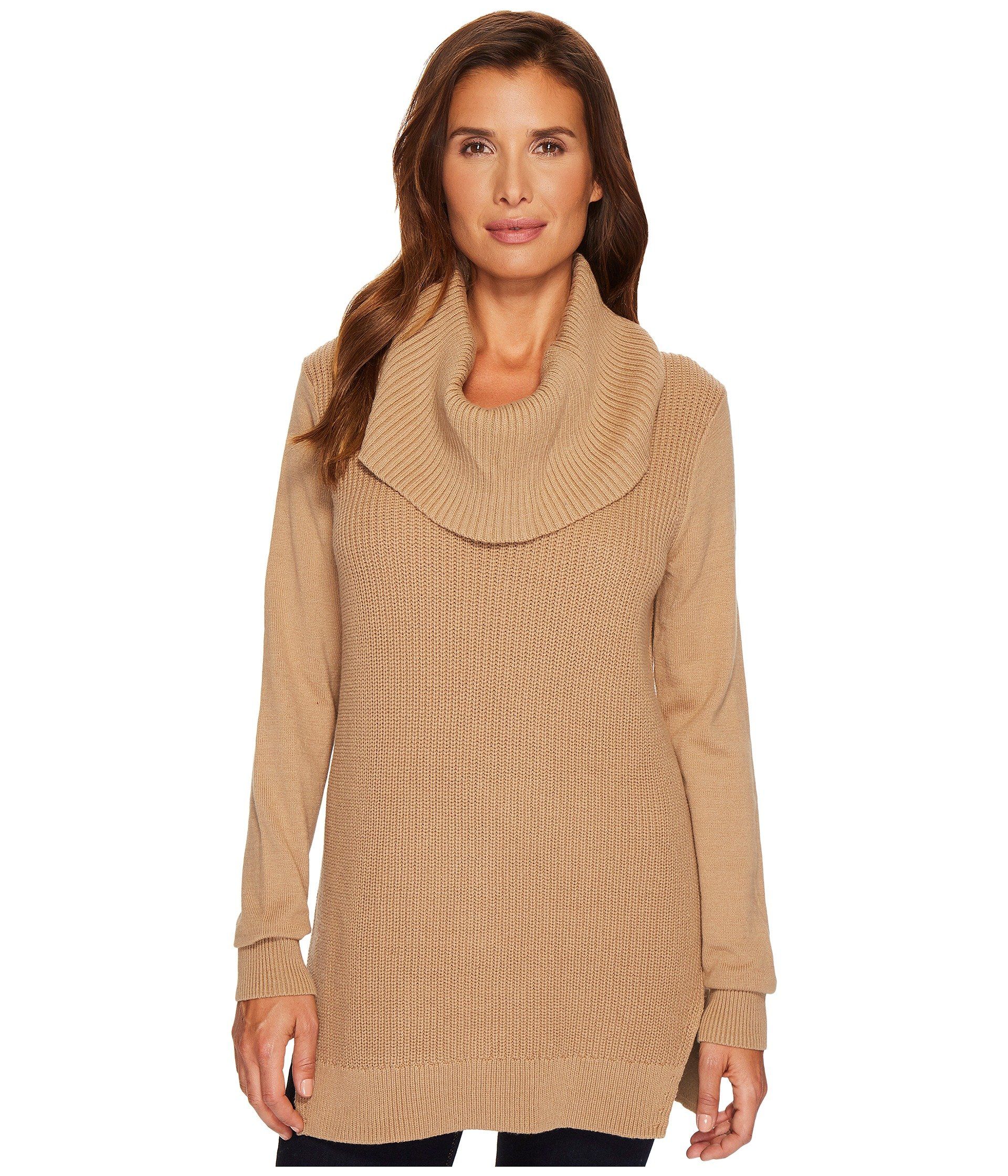 MICHAEL Michael Kors Shaker Long Sleeve Cowl Sweater | Zappos