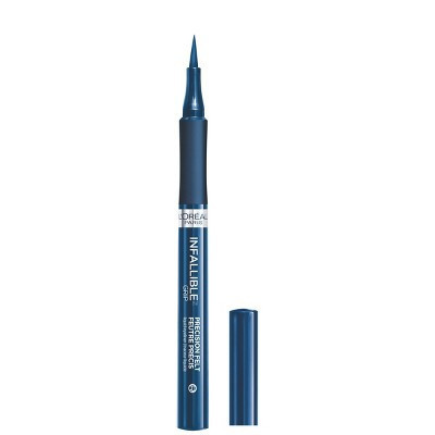 L'Oreal Paris Infallible Grip Precision Felt Tip Waterproof Eyeliner - 615 Blue - 0.034 fl oz | Target