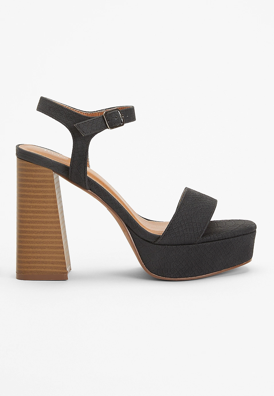 Ideal Heel Tara Faux Python Platform Heel | Maurices