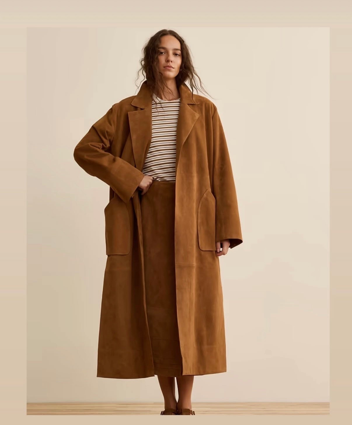Coolest suede trench, so classic & chic!!