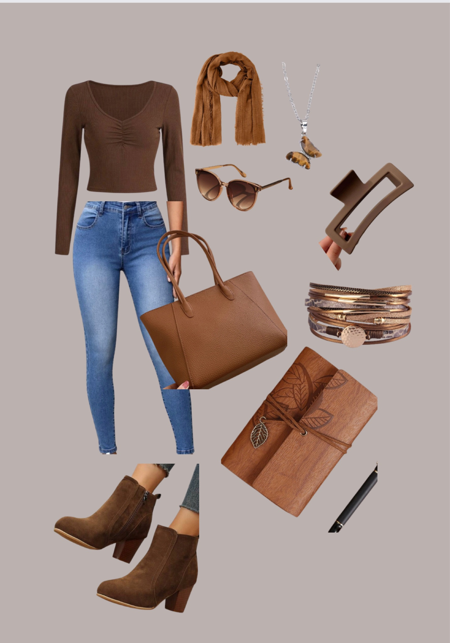 Preppy in Brown