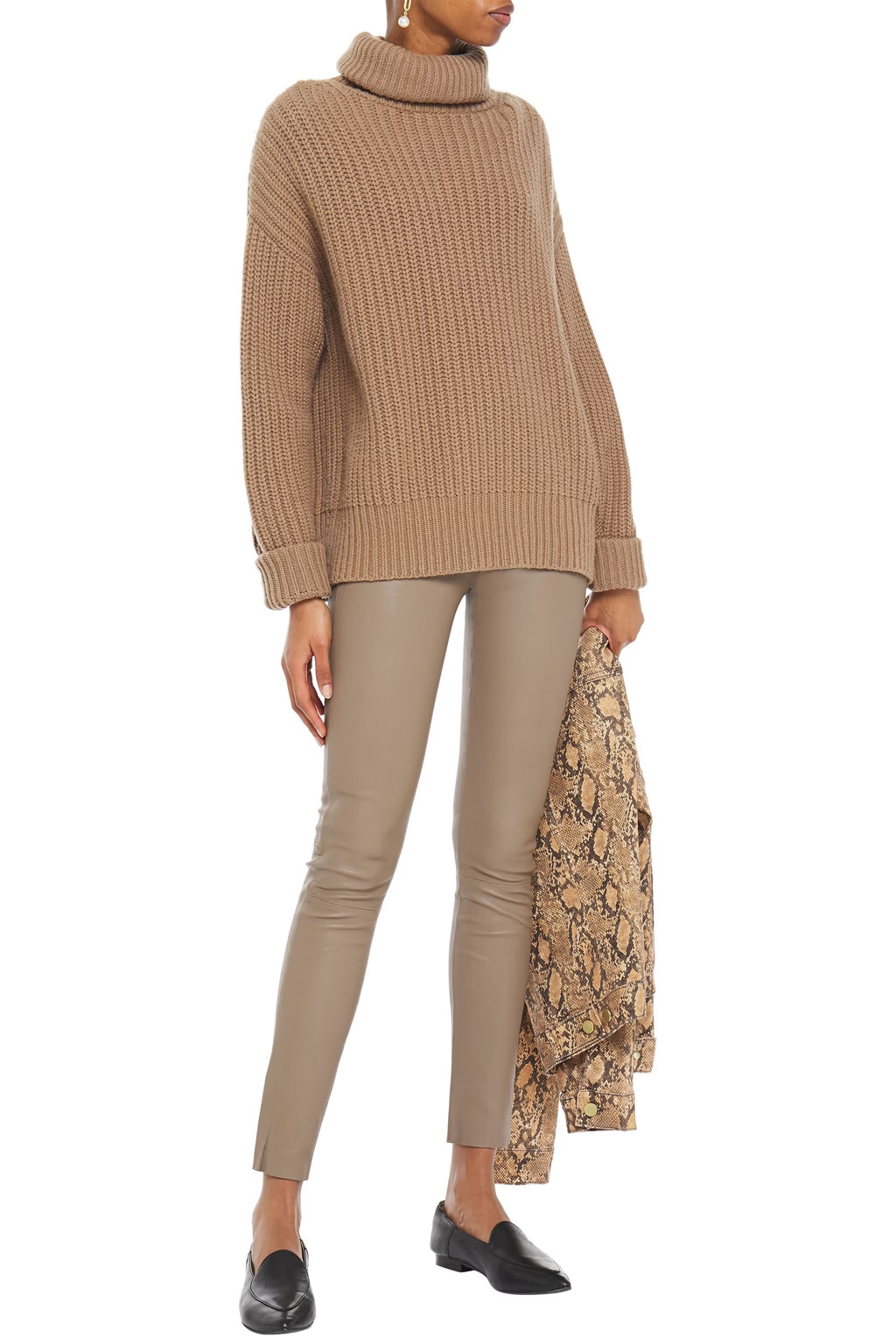 Stretch-leather leggings | The Outnet (UK and Europe)