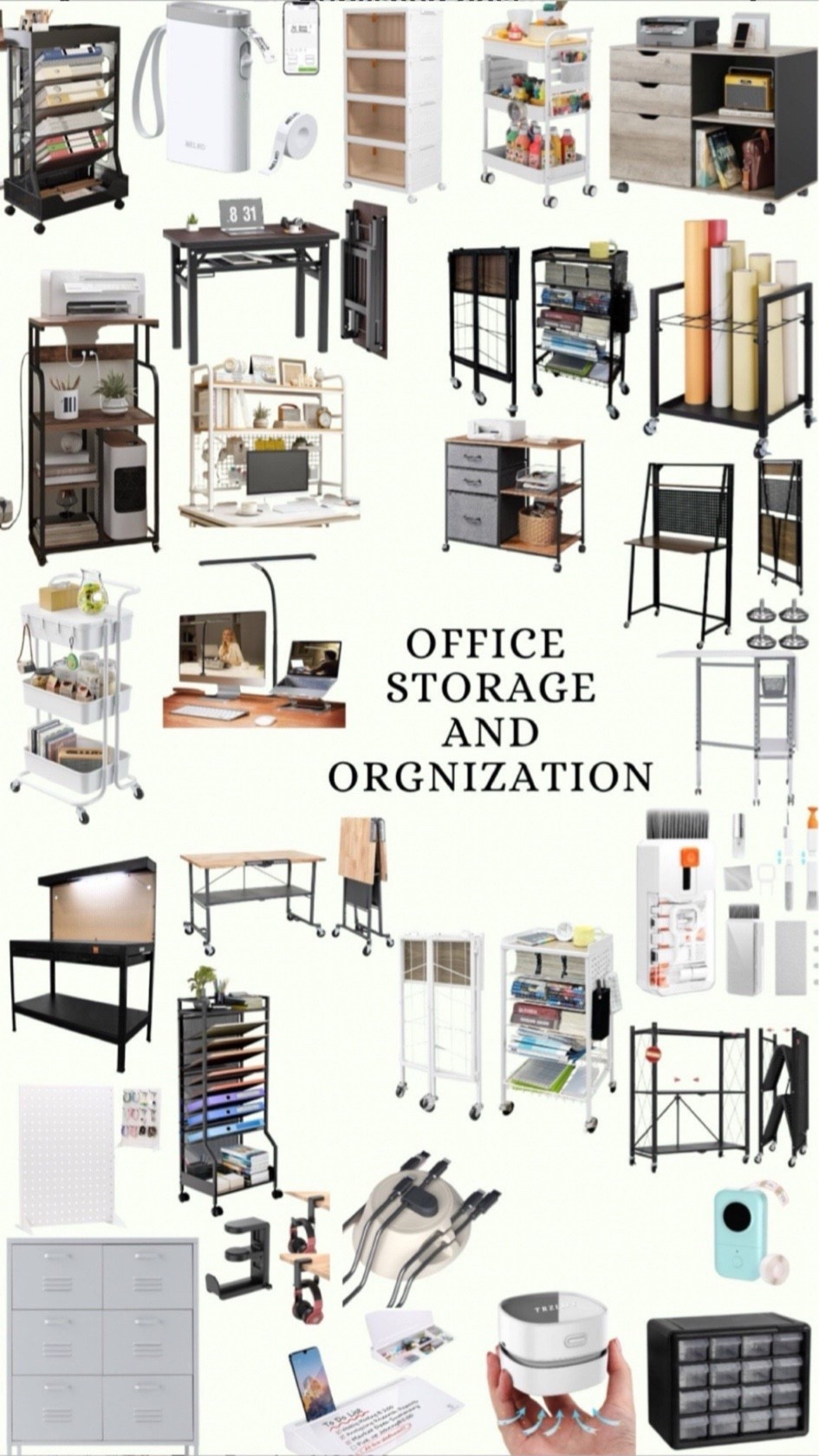 Keep organized with movable storage in your home office!

#LTKFamily #LTKHome #LTKU