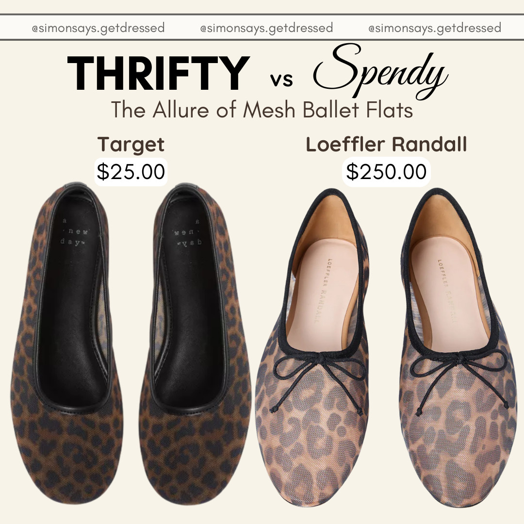 ✨ Thrifty vs. Spendy: The Allure of Mesh Ballet Flats ✨

When it comes to mesh ballet flats, there’s no need to break the bank to look fabulous! 💸✨ Whether you’re going for a budget-friendly find or splurging on something special, these flats are a must-have this season. 

Which one is your favorite?

Tap to shop and buy now for the perfect pair that suits your style! 👠💖

#ThriftyVsSpendy #MeshBalletFlats #ShopNow #LTKShopping #ShoeGoals #BuyNow  

 #LTKActive #LTKU #LTKStyleTip